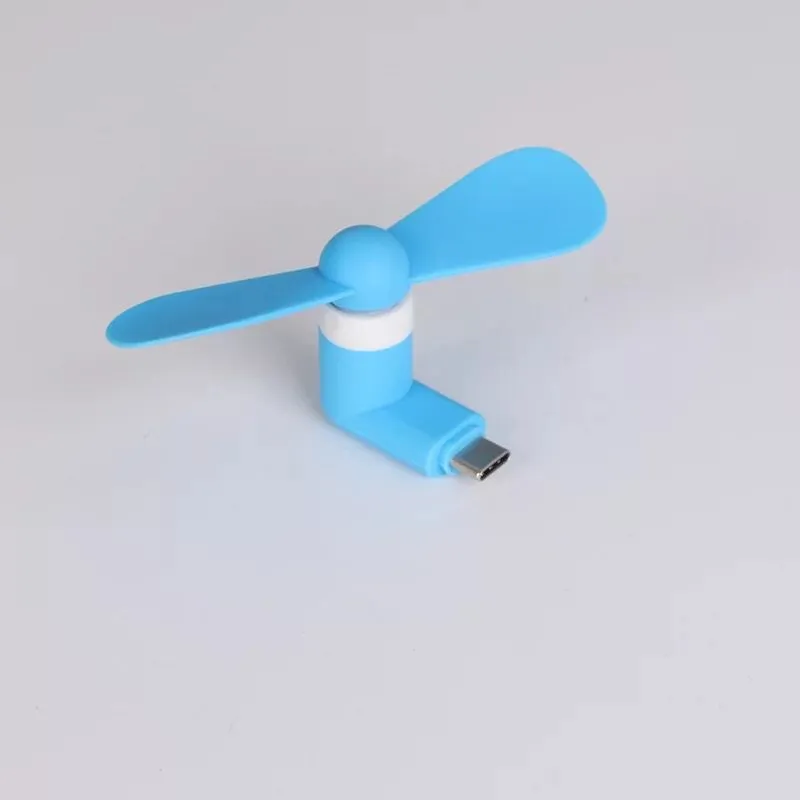 Wholesale Micro Portable USB Mini Fan Phone Accessory For Android Smartphone Random Color DHL 