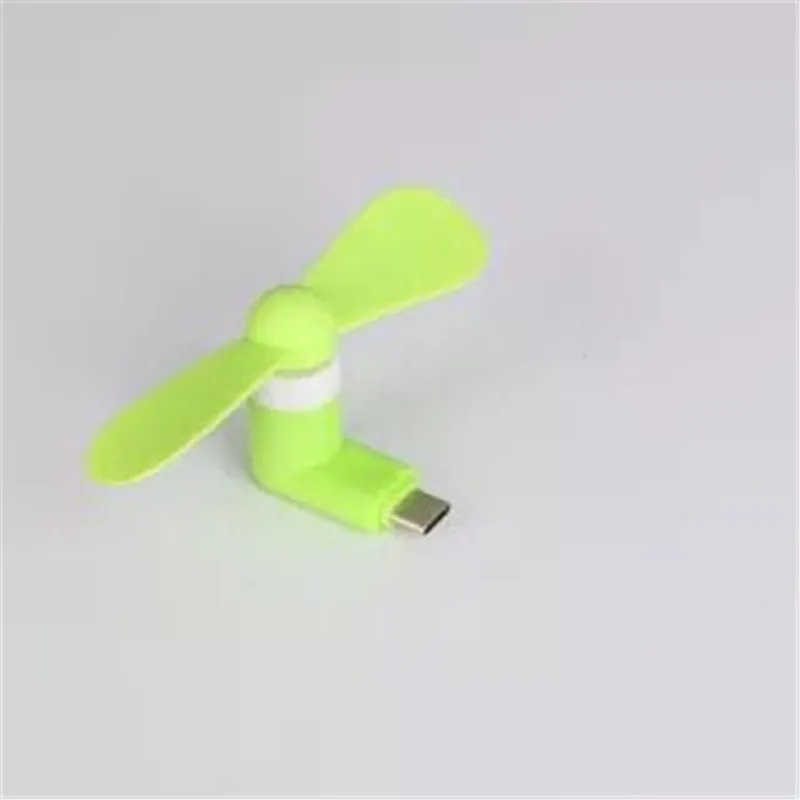 Wholesale Micro Portable USB Mini Fan Phone Accessory For Android Smartphone Random Color DHL 