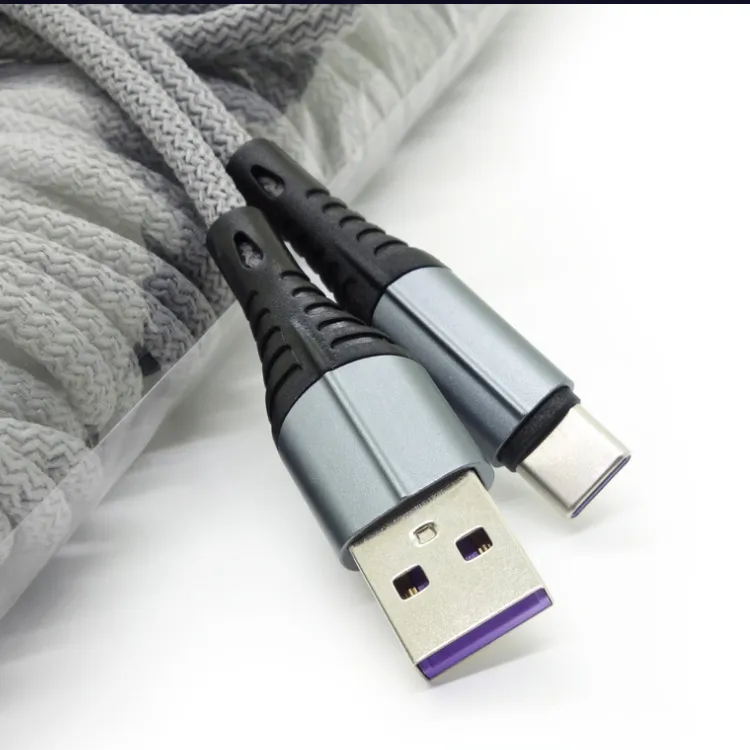 3A Fast Speed charging 1M 3FT Braided Fabric Nylon Type c Usb Cables Micro usb Cable