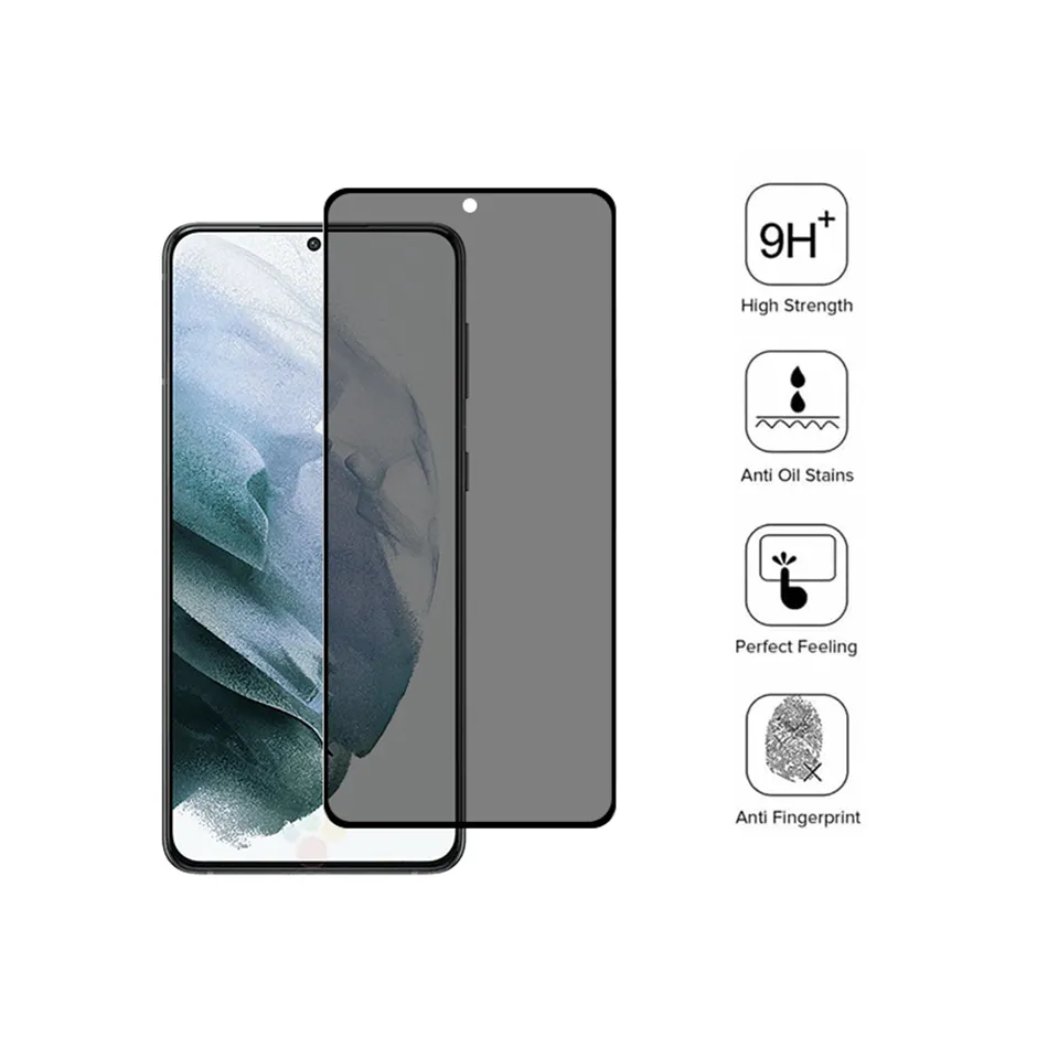 Privacy tempered Glass Phone screen protector for Samsung Galaxy A55 A35 A25 A15 A05 A05S S23FE A54 A34 A24 A14 A04 A73 A53 A33 A23 A13 5G Full cover anti-spy glass