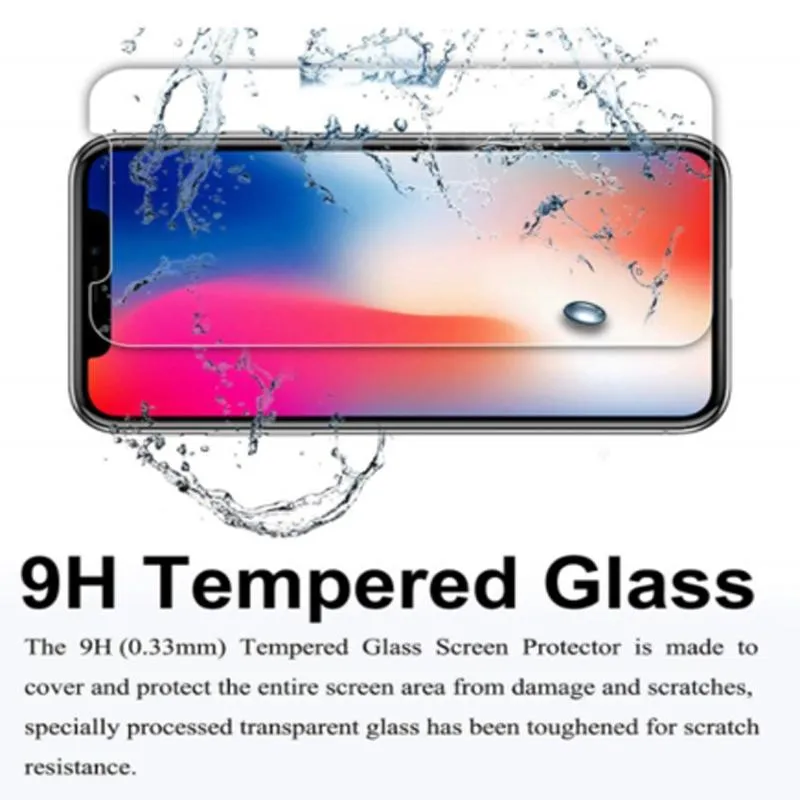 9H Tempered Glass Screen Protector For iPhone 14 14 Pro Max 13 12Pro 11 XR SE 7Plus HD Clear Screen Guard Film With Retail Box