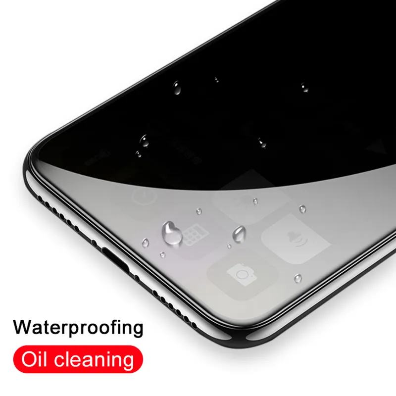 Privacy Full Cover Anti Spy Tempered Glass Screen Protector For iPhone 15 14 13 12 11 Pro Max XS 8 Samsung S22 S23 Plus A04E A14 A24 A34 A54 A13 A23 A33 A53 A73 Paper Package