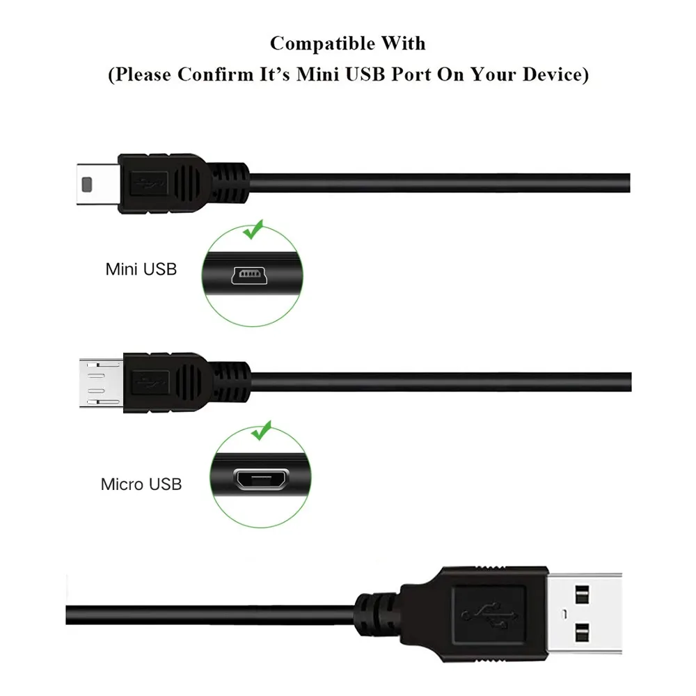 Universal Mini V3 Micro V8 5pin Usb cable 80cm Length Cables For Samsung htc lg android phone MpCamera Gps speaker