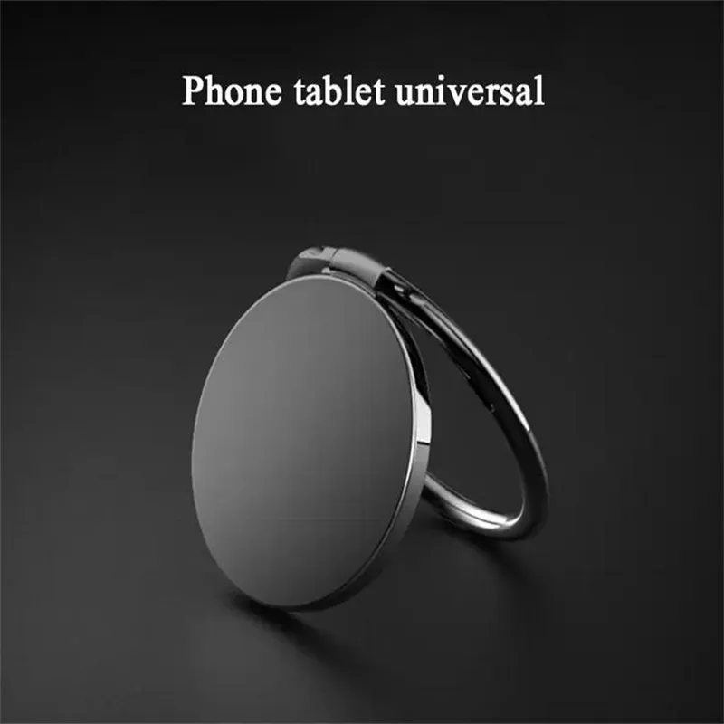 Mobile Cell Phone Grip Ring Holder Luxury metal Universal 360 Degree Rotation Finger Socket Holder Magnetic Car Bracket Stand Accessories