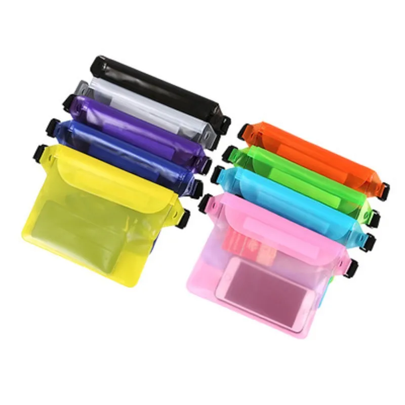 Three-layer sealed PVC storage waterproof pocket mobile phone waterproof bag