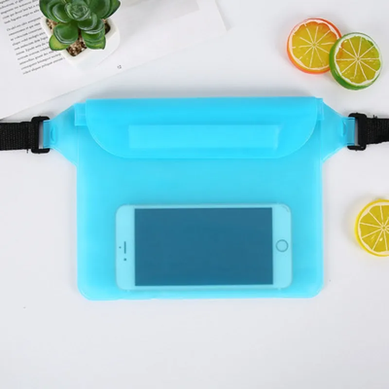 Three-layer sealed PVC storage waterproof pocket mobile phone waterproof bag