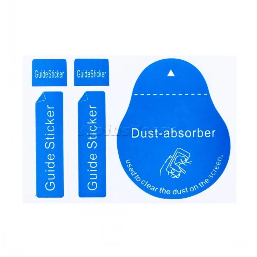 Blue Dust Removal Phone Screen Cleaning Tool All Mobile Phones 3 in 1 Dust-absorber Guide Sticker Clear Dust On Screen New