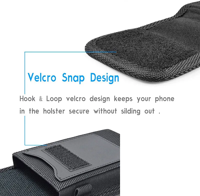 High quality Phone Case Universal Sport Nylon Holster Belt Clip Phone Cover Pouch Case For Iphone 12 11 Samsung  Moto LG Leather Pouch