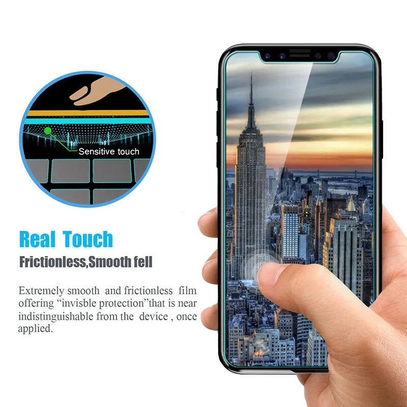 9H Tempered Glass Screen Protector 2.5D Shield Film For iPhone 13 Pro Max 12 Mini 11 XS XR X 8 7 6 Plus SE With Package