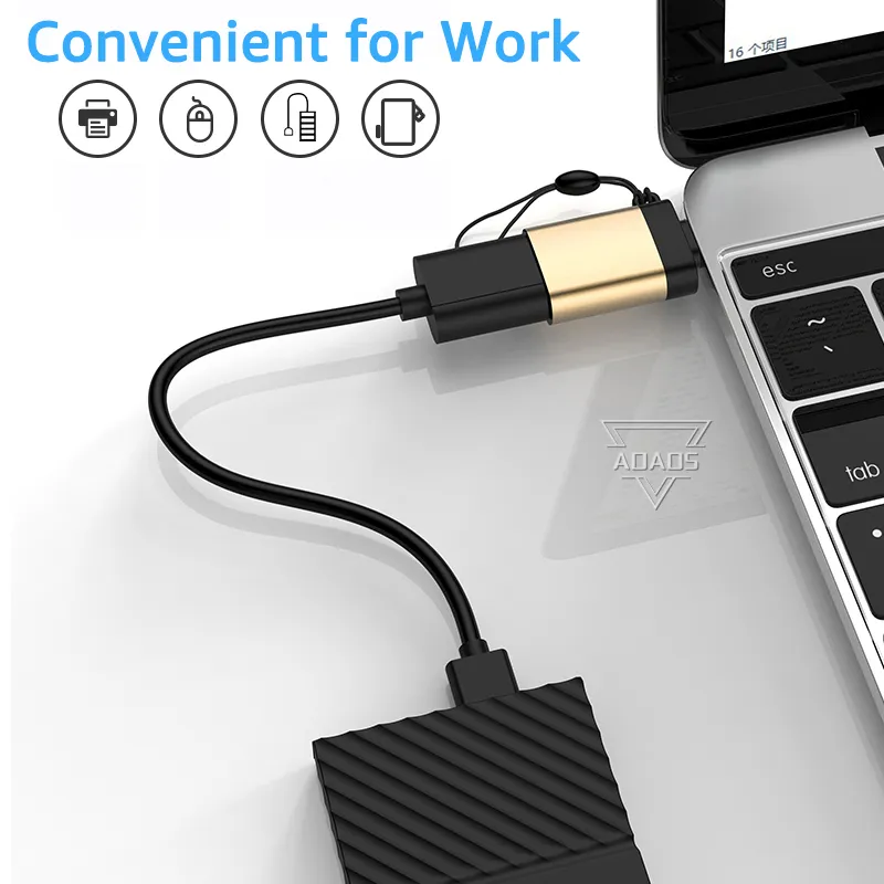 Mini OTG Converter Type C Micro to USB 3.0 Female Adapter For Macbook Samsung phone expansion Mouse keyboard U disk usb C Connector