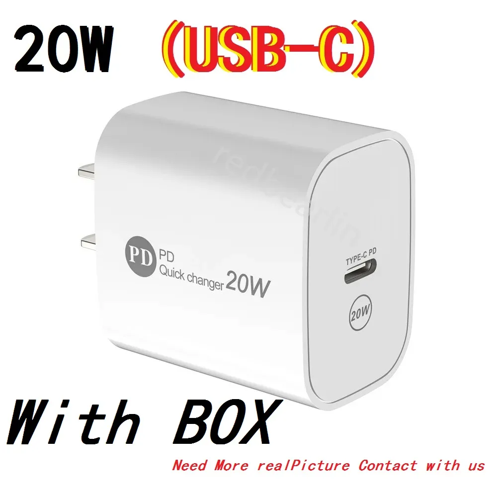 12W 20W PD Type c USB C Power Adapter US Eu Wall Charger Chargers Adapters For IPhone 11 12 13 14 Pro Max Samsung Android phone With Box