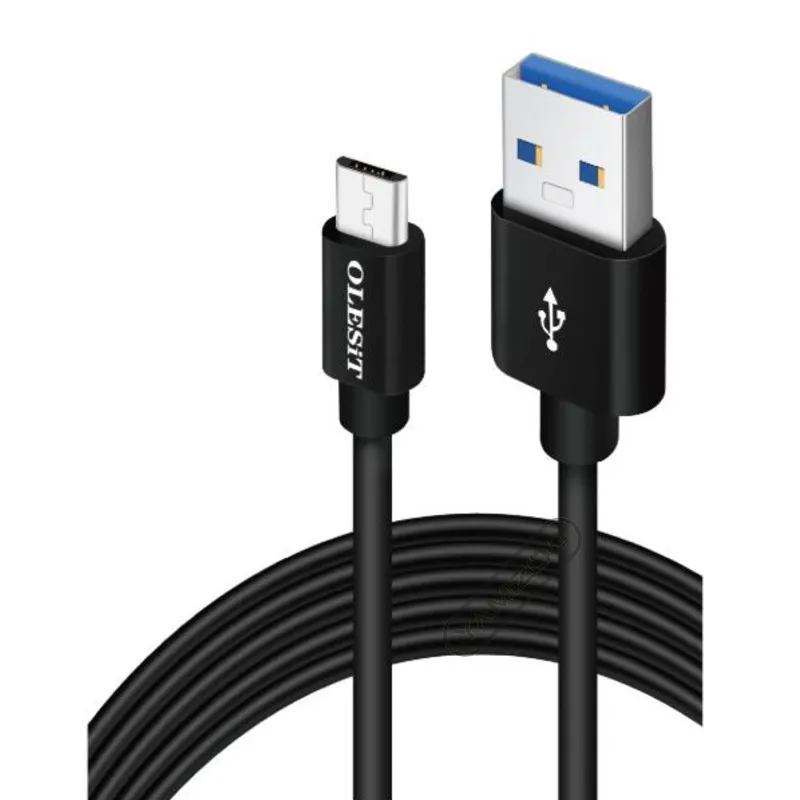 Olesit Cables 2M 6.6FT 3M 10FT 3.1A fast charger cable Micro USB Data type-c cable for samsung huawei with retail box