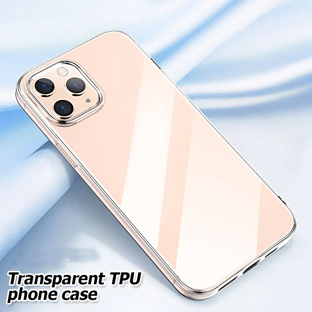 Ultrathin transparent Clear Soft TPU Phone Cases Crystal Shockproof Back Cover for iphone 14 13 12 mini 11 pro MAX X XS XR 8 7 plus