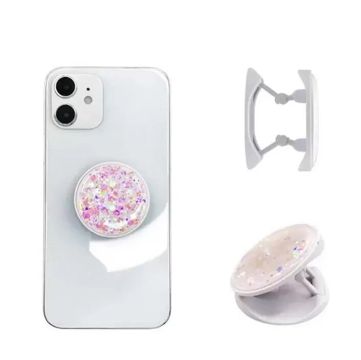 Mixed Color Universal Car Glitter Bling Phone Holder for Smart phones Grip Stand Sockets Tablets iphone X Samsung