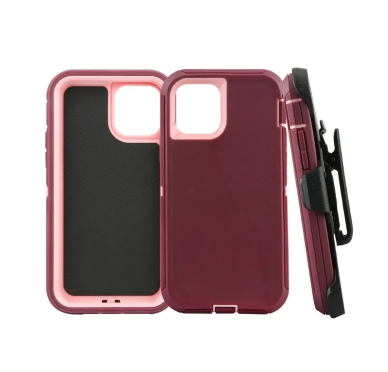 Dual Layers Hybrid Armor Commuter Def ender Cases for iPhone 11/12/13/14 Pro Max XR XS MAX 8 7 Samsung S10 Plus Note 10 Plus