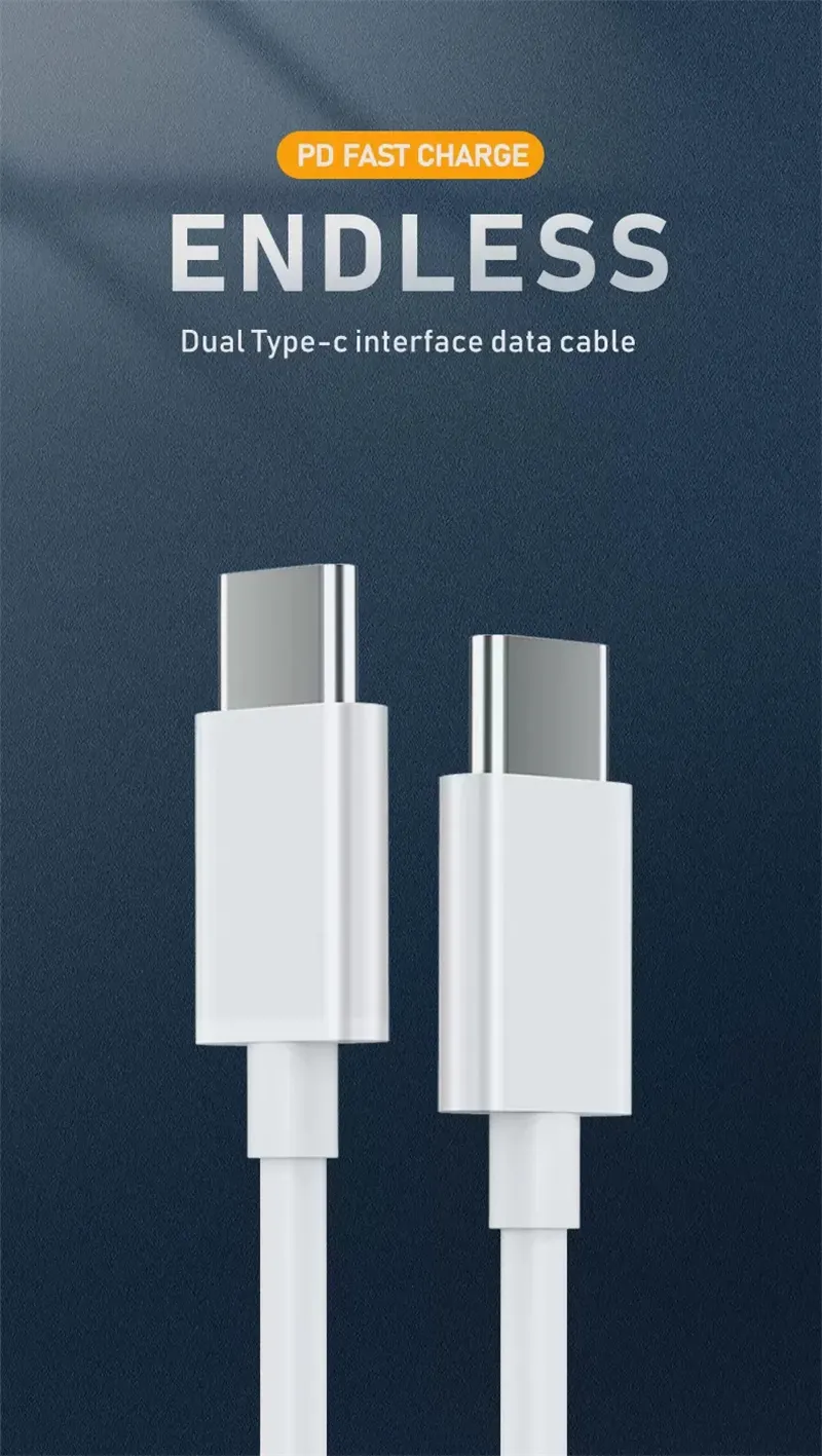 For Samsung Cable Charger High Speed Fast Charging Type C Universal Data 3A Pd Usb-C 1M 3Ft 2M 6Ft Galaxy S22 S10 Note 20