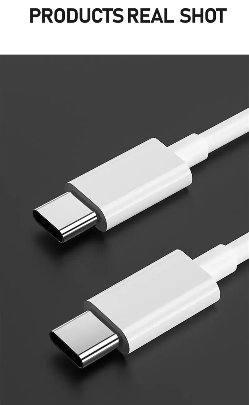 For Samsung Cable Charger High Speed Fast Charging Type C Universal Data 3A Pd Usb-C 1M 3Ft 2M 6Ft Galaxy S22 S10 Note 20