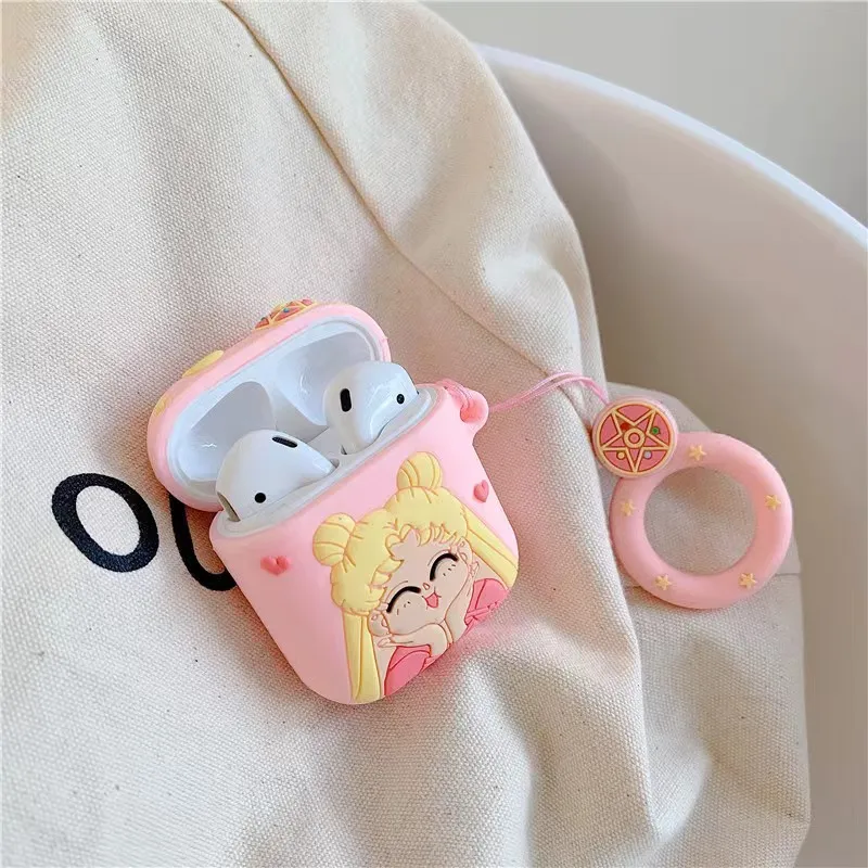 3D Kawaii Cases for Apple Airpods Pro Protector Cover Fashion Airpod Cute Girl Pink Earphone Case