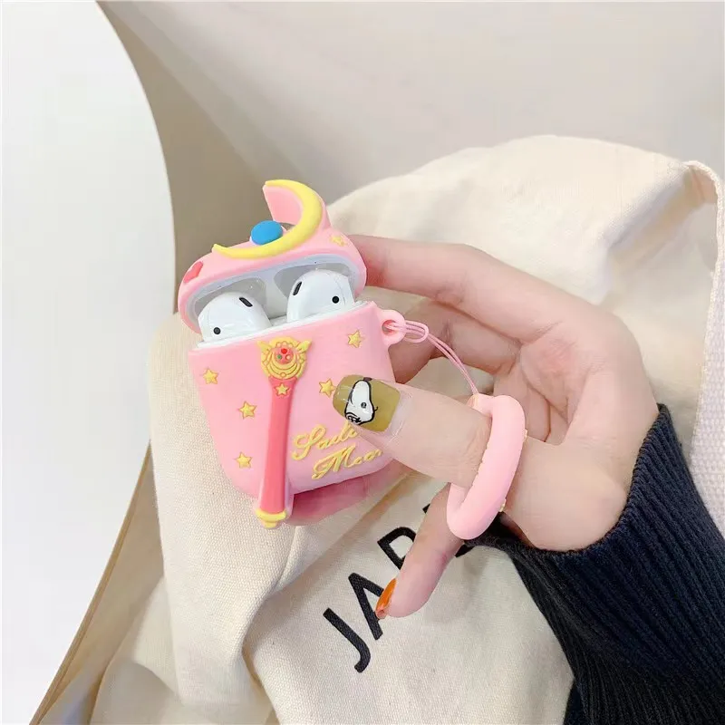 3D Kawaii Cases for Apple Airpods Pro Protector Cover Fashion Airpod Cute Girl Pink Earphone Case