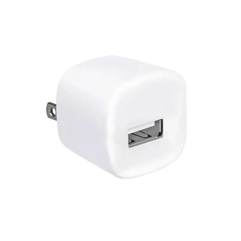 factory outlet square style 5v 1a us wall  usb plug phone adapter for samsung iphone 5 6 7 8 x android phone mp3