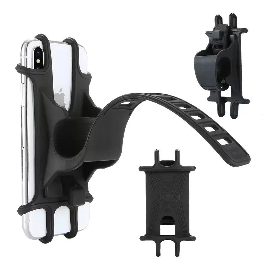 Adjustable Bicycle Phone Holder for iPhone Samsung Universal Mobile Cell Bike Handlebar Clip Stand GPS Mount Bracket