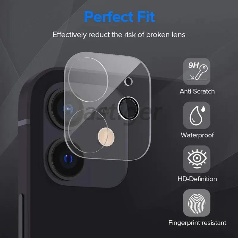 3D HD Clear Scratch-Resistant Rear Camera Lens Protector Tempered Glass With Flash Circle For iPhone 15 14 13 12 11 mini Pro Max 14plus with retail box