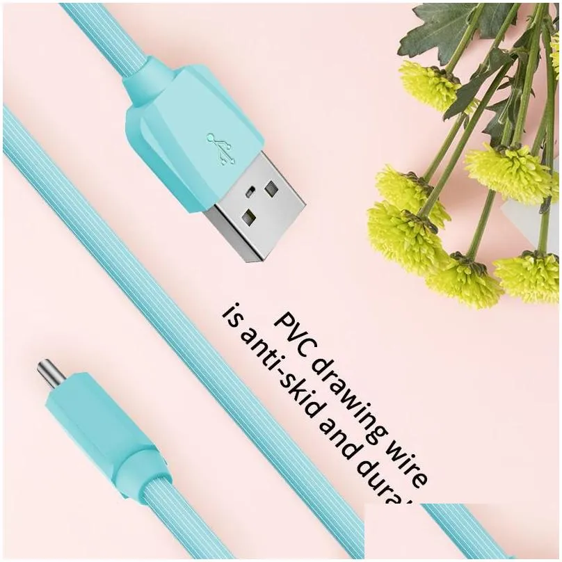  1m 3ft type c cable micro usb cables android tablet usbc fast charge mobile phone data cord wire for samsung s8 s9 note s20 s21  with package