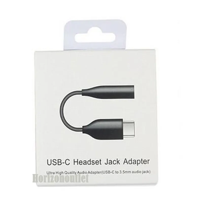 Type-C USB-C male to 3.5mm Earphone Cable Adapter AUX Audio Headset Female Jack for Samsung Note 10 20 S20 Ultar S21 Galaxy Z Fold 2 Flip Plus Smart Phone