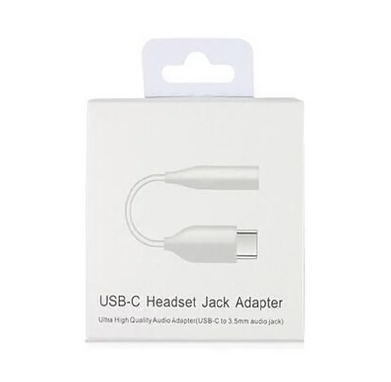 Type-C USB-C male to 3.5mm Earphone Cable Adapter AUX Audio Headset Female Jack for Samsung Note 10 20 S20 Ultar S21 Galaxy Z Fold 2 Flip Plus Smart Phone