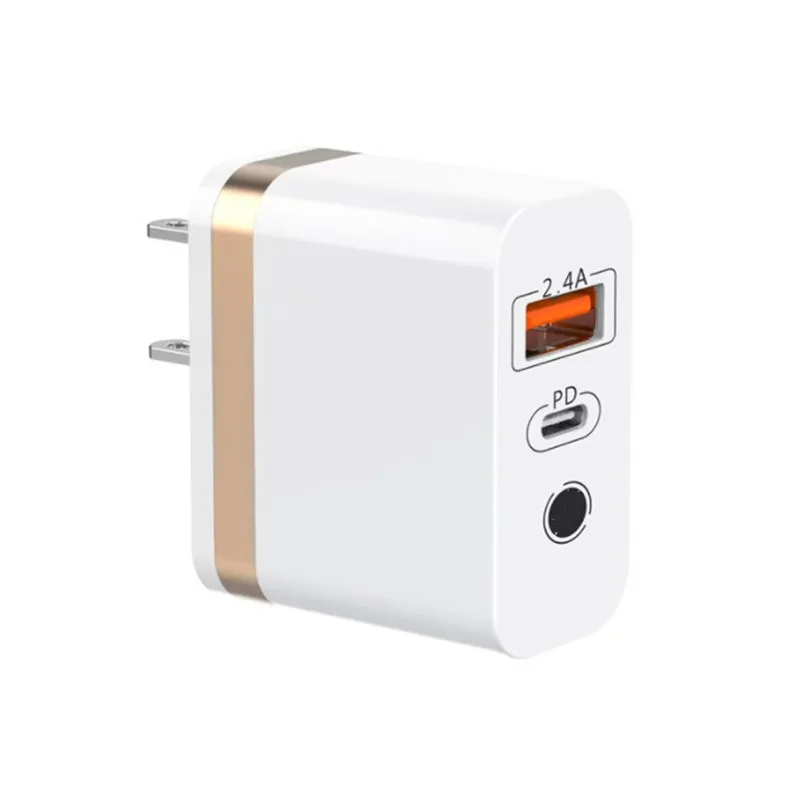 PD 20W USB Type C  Fast Charge 20 W 2.4A Type-C  For iPhone Xiaomi Travel Wall Phone Charging Adapter