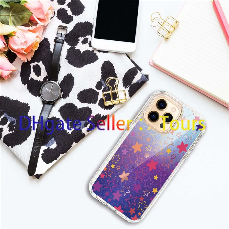 Phone Case For Iphone 15 Pro Max Three Layer Heavy Duty Protection Cover for iPhone 14 13 12 11