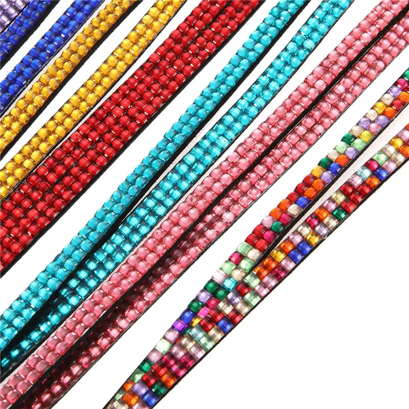 Universal Neck Strap Crystal cell phone Lanyard Diamond Lanyards Candy Colors Rhinestone With Metal Clip Multi Color Cell Phone Id Card