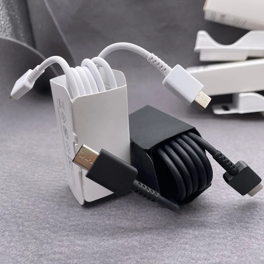 original logo 25W USB C PD Wall Charger adapters with Type C to C Cable for Samsung Super Quick Charging Adapter Fast Charging With retail packaging