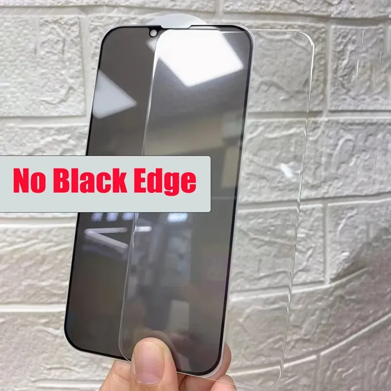 NEW Premium Transparent Tempered Glass Screen Protector For iPhone 15 14 Plus 13 12 Mini 11 Pro Max Xr Xs 6 7 No Black Edge Film