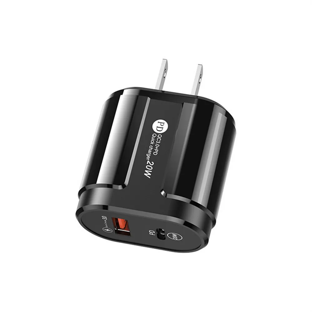 PD 20W Quick Charger QC3.0 5V 2.4A Type-C Universal Phone Charger Wall fast Chargers USB Power Adapter Charging