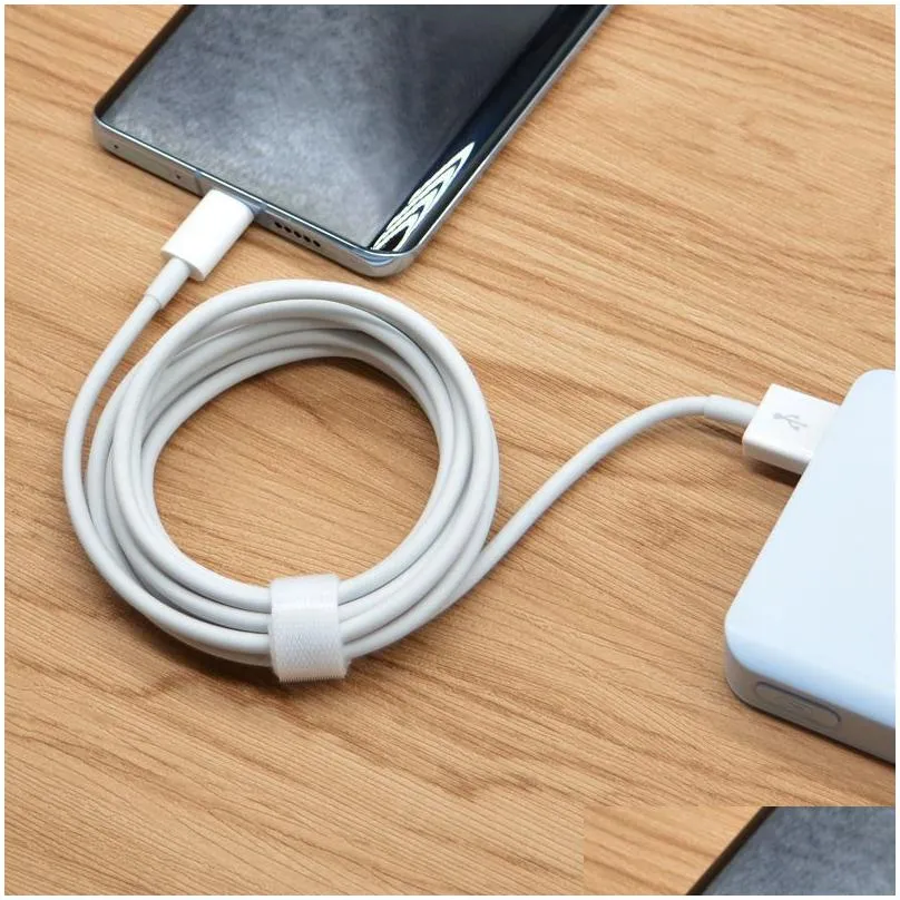 phone charging type c cable 1m high speed usb micro usb-c cable data sync  cable white 3ft 2.1a