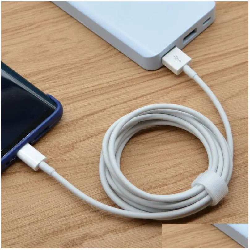 phone charging type c cable 1m high speed usb micro usb-c cable data sync  cable white 3ft 2.1a