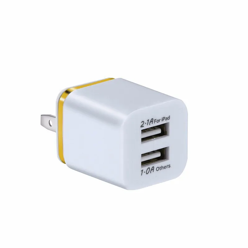 Fast Adaptive Wall Charger 5V 2.1A USB Power Adapter Cell Phone Chargers Phone Plug