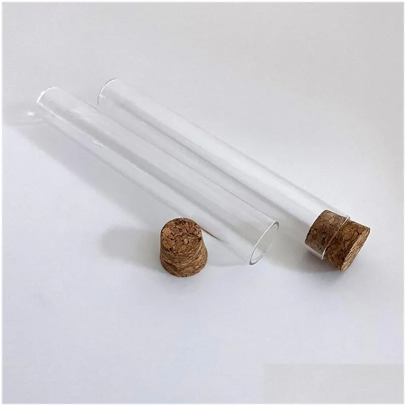 wholesale pre roll packaging mini bottle glass pre-rolled tubes with jokes up stickers