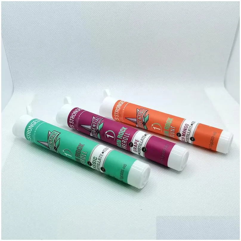 wholesale preroll tube strain stickers cookie 10 options printed labels customized sticker logo pre rolled cone label