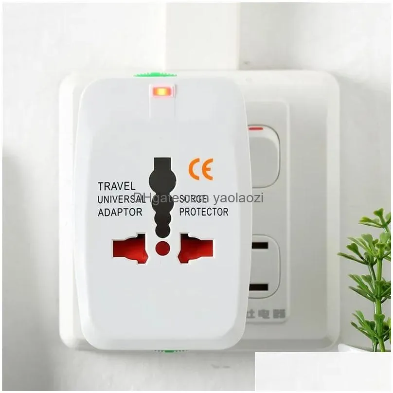 all in one universal global international plug adapter 2 usb port world travel ac power  adaptor with au us uk eu plug with retail