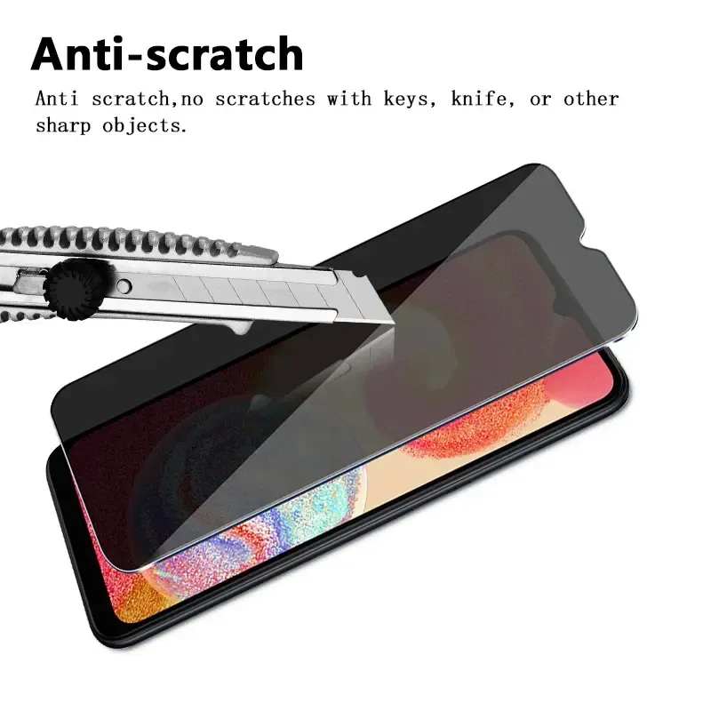 Privacy Tempered Glass Anti-Spy Screen Protector For Samsung A82 A91 A52S A73 A53 A70 A80 A90 Anti-Spy Glass For Samsung A50 A51 A52 with Retail Box Package