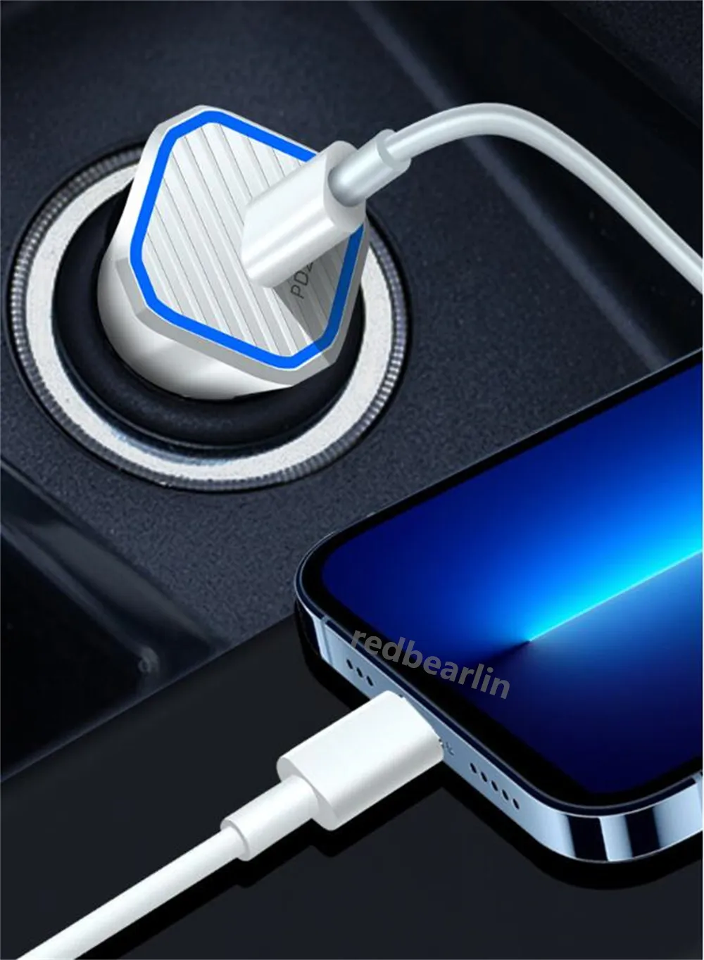 Fast Quick Charging 20W 12W USB C Type c PD Car Charger Mini Portable Power Adapters For Ipad Iphone 11 12 13 14 15 Pro max Samsung Htc LG Android Phone With BOX