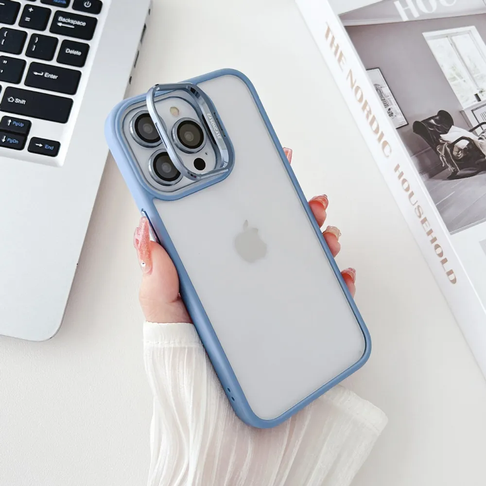 2024 New Phone Cases Luxury Design With Camera Lens Protector With Camera Holder Case for iPhone 15 Pro Max 14 13 12 11