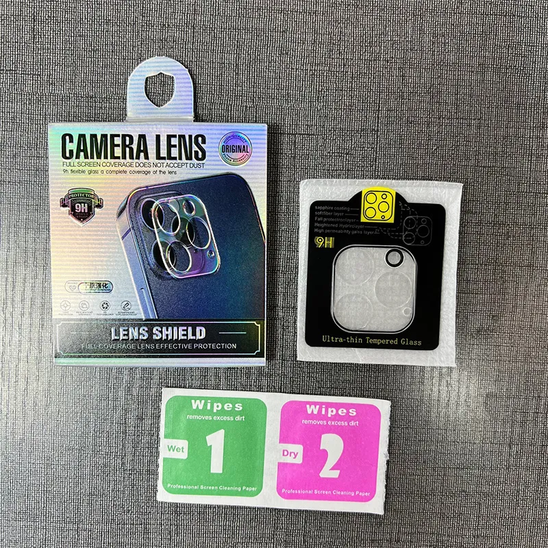 High Transparency Camera Lens Glass for iPhone 16 pro max 15 Pro Full Glue 9H Cover Protector Films