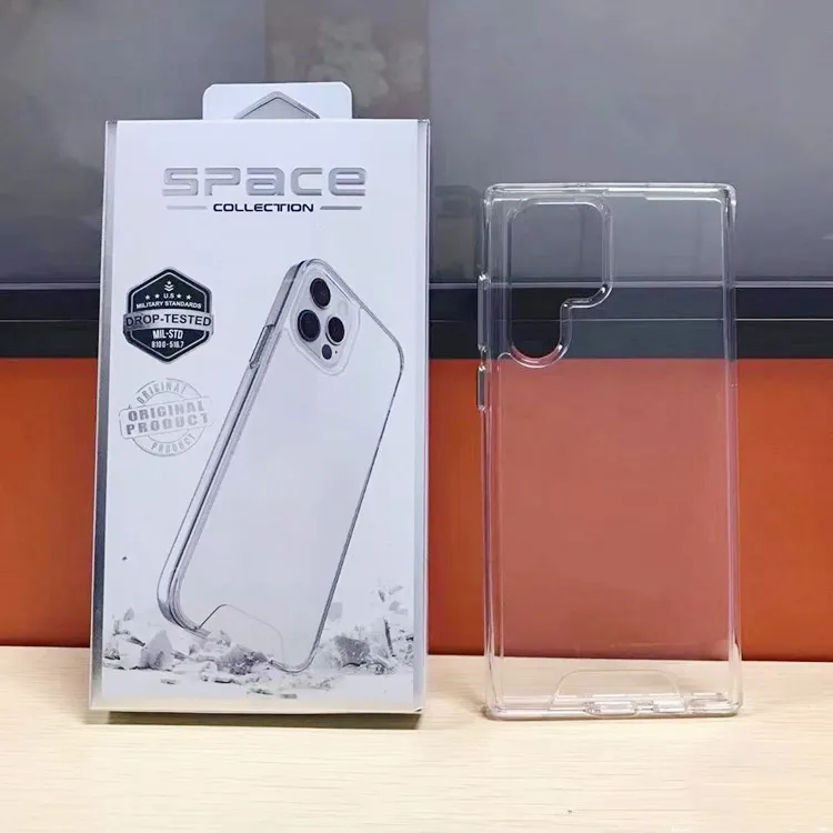 Space Rugged Acrylic Clear Cases Crystal Non-Yellowing TPU PC Shockproof Slim Cover for iPhone 15 14 13 12 11 Pro MaxSamsung Huawei Transparent Cover