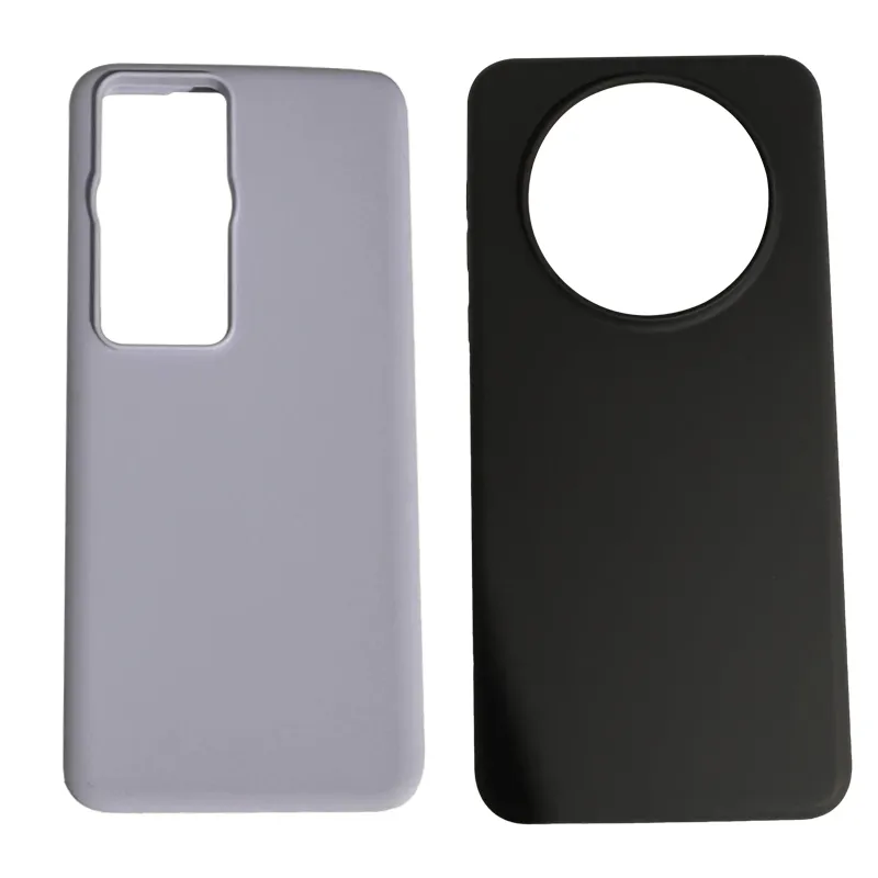 Leather bracket anti-slip cell phone cases plain color mobile phone back bumper covers