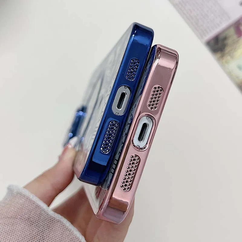 electroplate Magnetic Case For iPhone 15 Plus 14 13 Pro Max 12 11 XR TPU transparent Magsafe Phone Cover with lens protector