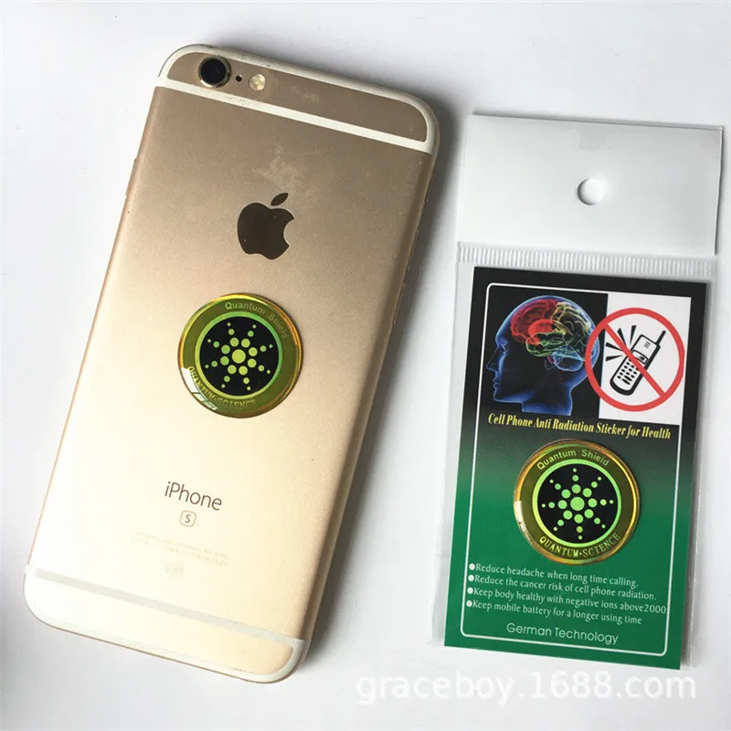 Quantum Shield Sticker Mobile Phone Sticker For Cell Phone Anti Radiation Protection from EMF Fusion Excel AntiRadiation3704565