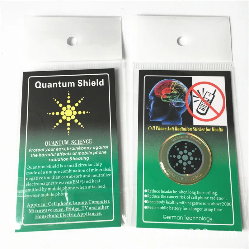 Quantum Shield Sticker Mobile Phone Sticker For Cell Phone Anti Radiation Protection from EMF Fusion Excel AntiRadiation3704565